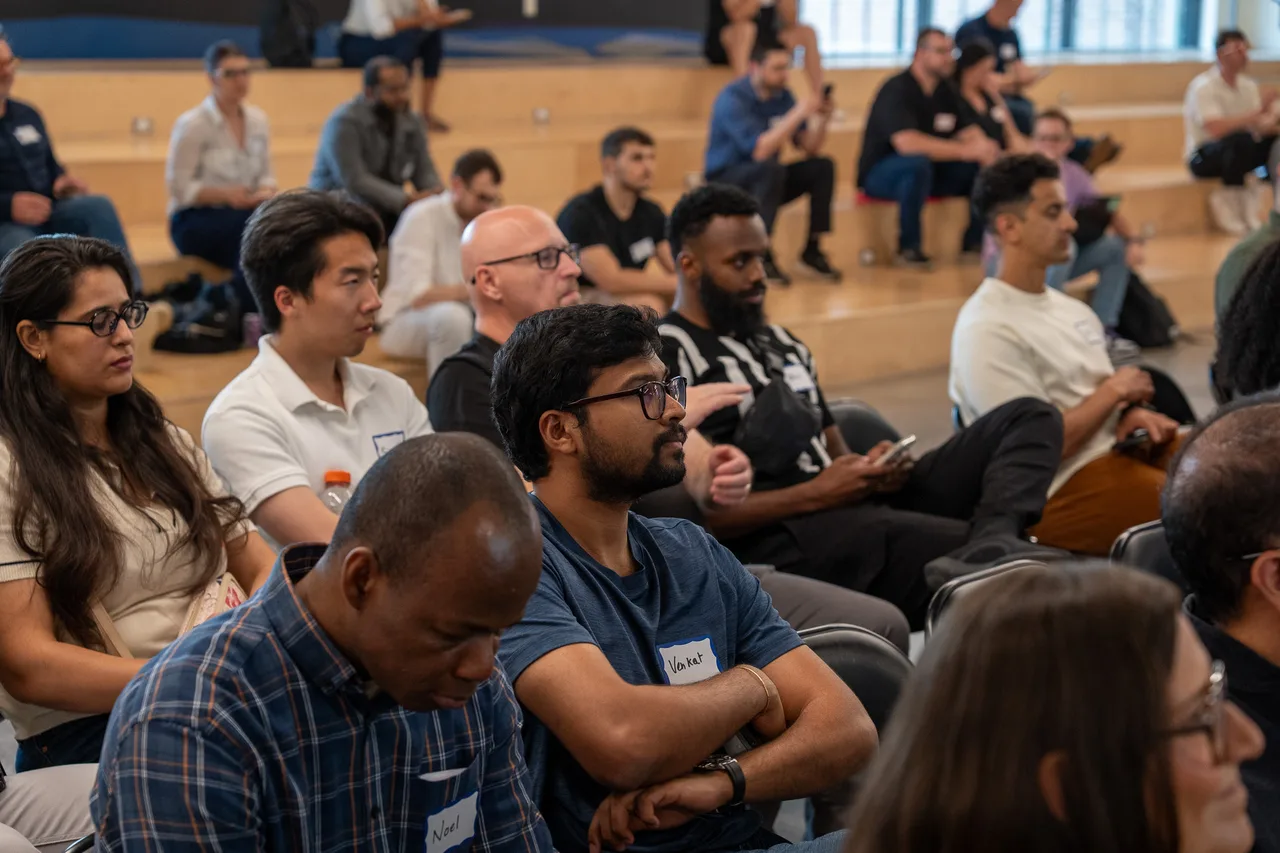 The crowd at a packed Spark event